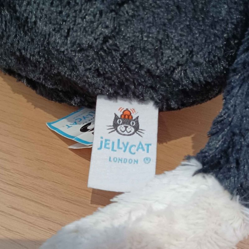 Jellycat Jack Plush Toy — Black & White —Big Size, New with Tags - Image 4