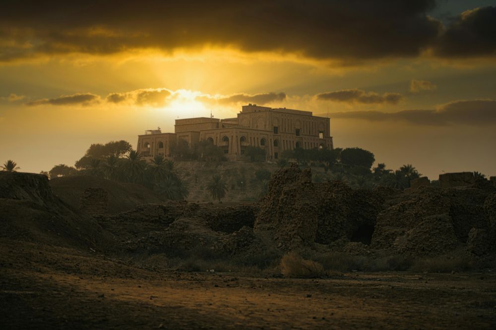 Sajjangarh Palace at Sunset