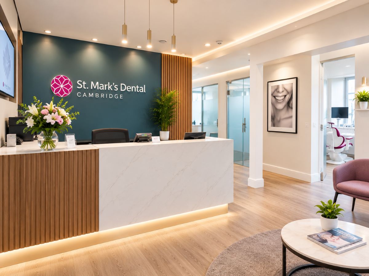 St Marks Dental Cambridge reception